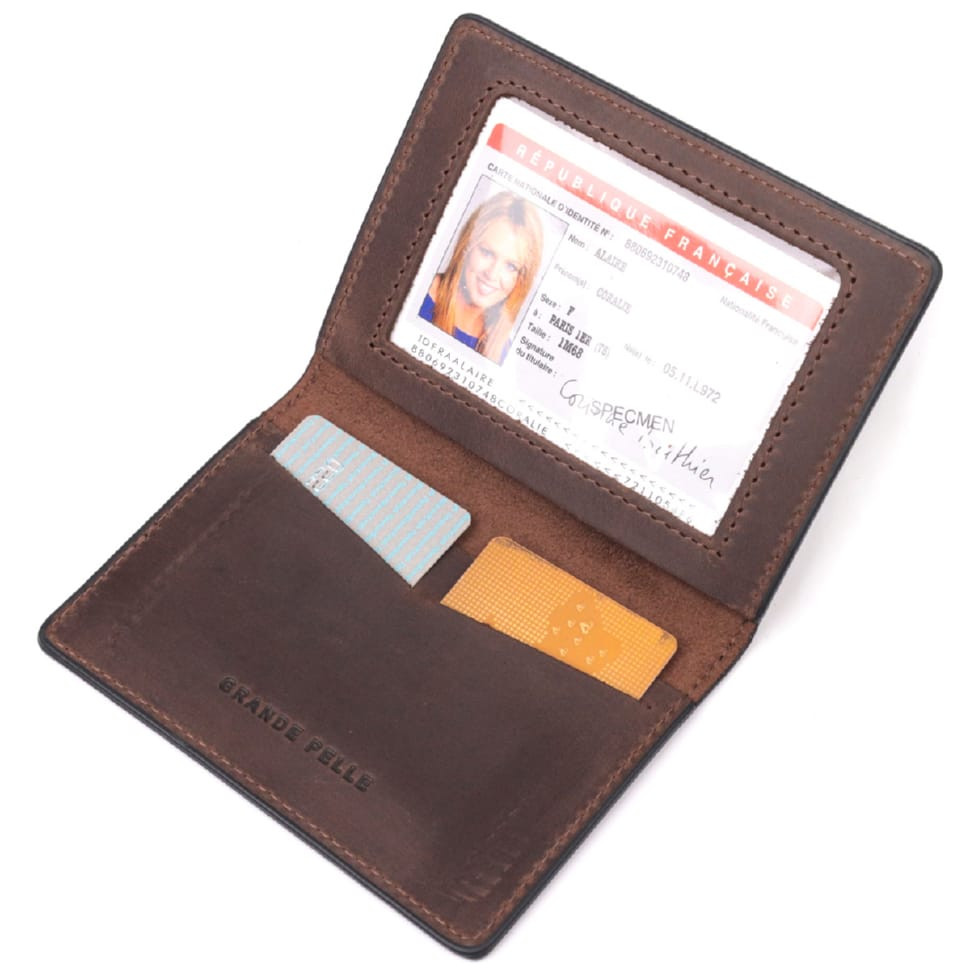 Матова вінтажна шкіряна бирка на валізу Shvigel 16558 Бордовий