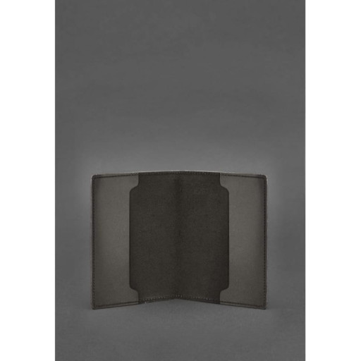 Шкіряна обкладинка для посвідчення офіцера 9.0 темно-коричнева