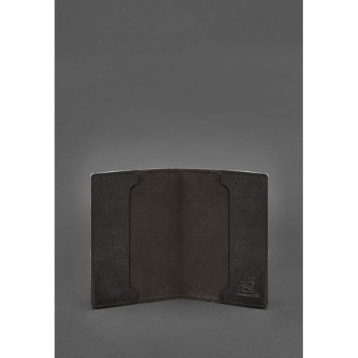 Шкіряна обкладинка для посвідчення офіцера 9.0 темно-коричнева