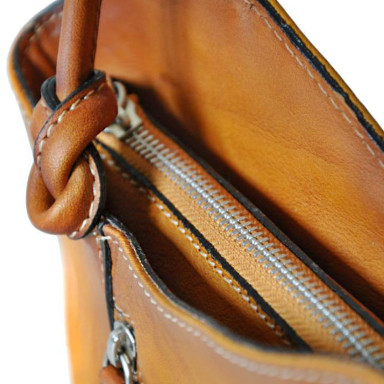 Pratesi BBL465/P - Shoulder Bag Consuma Small in cow leather Bruce Blue