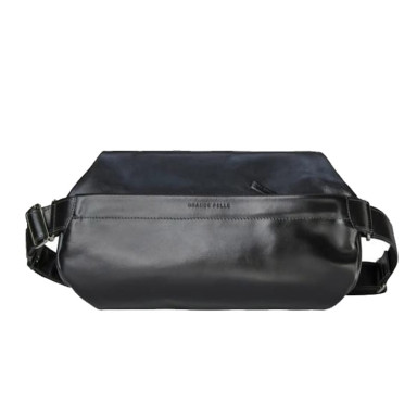 Leather belt bag banana Grande Pelle 742610