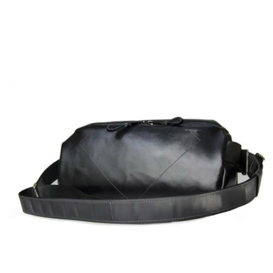 Leather belt bag banana Grande Pelle 742610