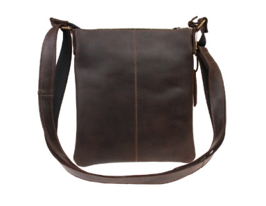 Bag man's leather planchette SULLIVAN 354123(25) brown