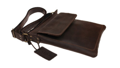 Bag man's leather planchette SULLIVAN 354123(25) brown