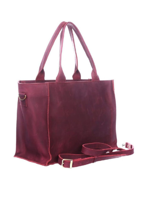 Сумка Велика Dekey, колір - Бордовий 015м