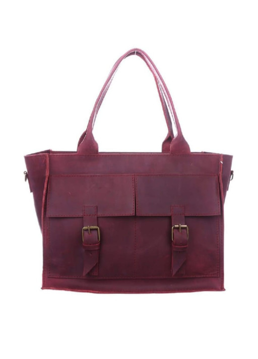 Сумка Велика Dekey, колір - Бордовий 015м