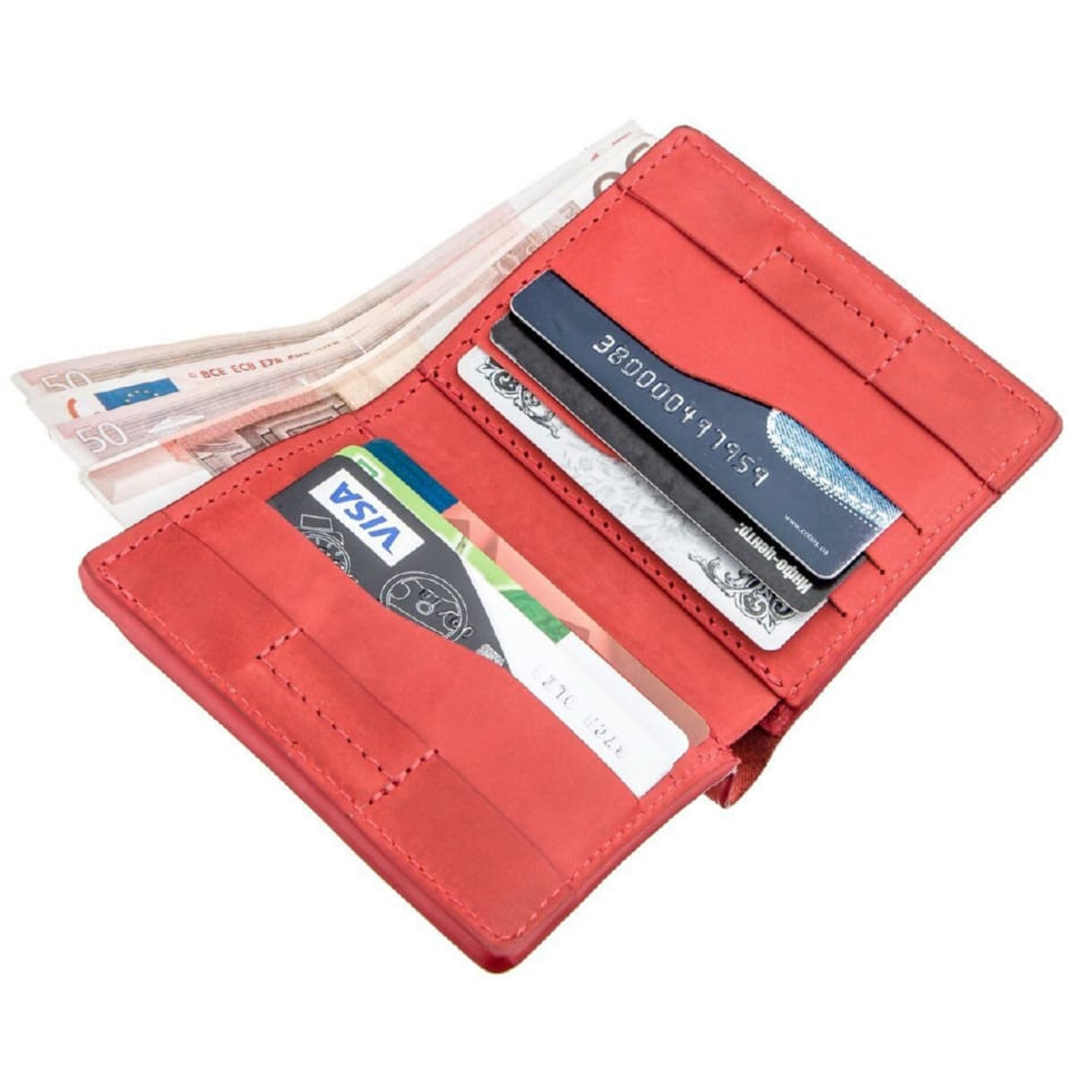 Практичний затискач для грошей із натуральної гладкої шкіри ST Leather 19417 Чорний