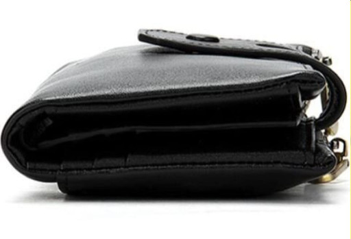 Красивий чоловічий гаманець із натуральної зернистої шкіри CANPELLINI 21730 Чорний