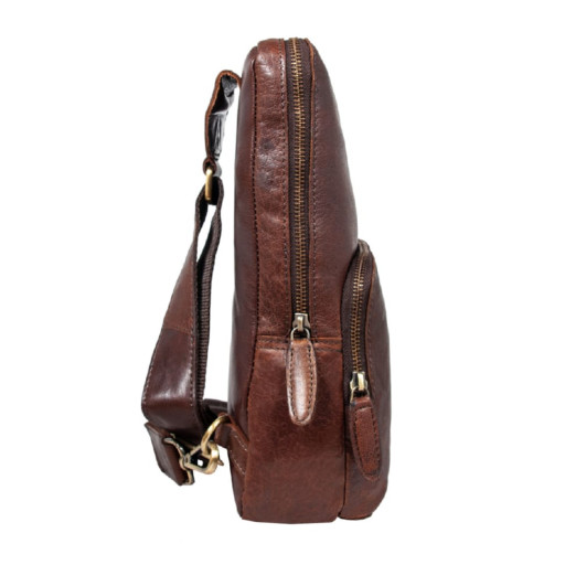 Cумка нагрудна Ashwood G39 Brandy (Бренді)