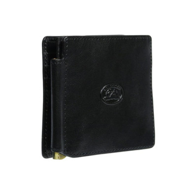 Leather wallet Italico 1717 nero black