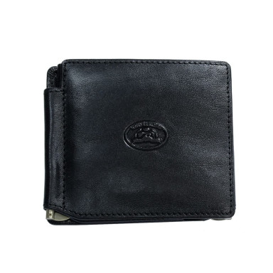 Leather wallet Italico 1717 nero black