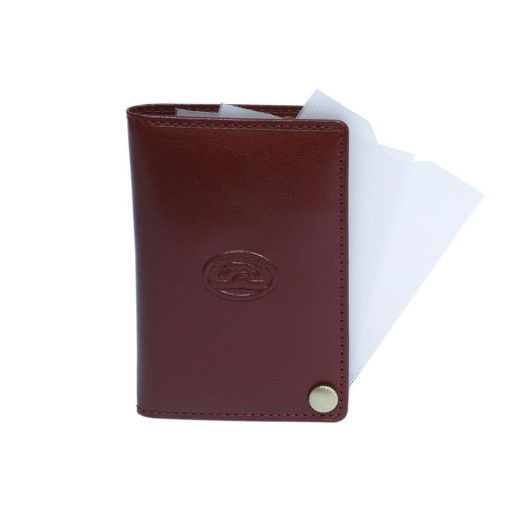 Кредитниця шкіряна Italico 2028 rosso червоний