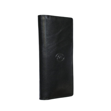 Leather wallet Italico 1437 nero black