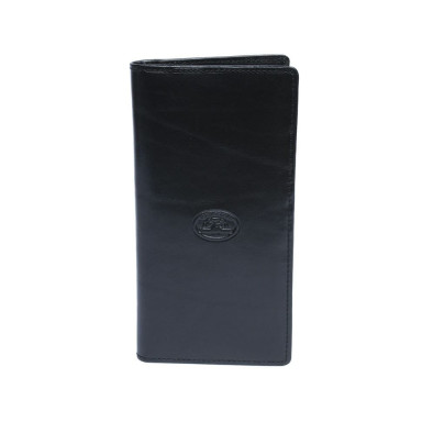 Leather wallet Italico 1437 nero black