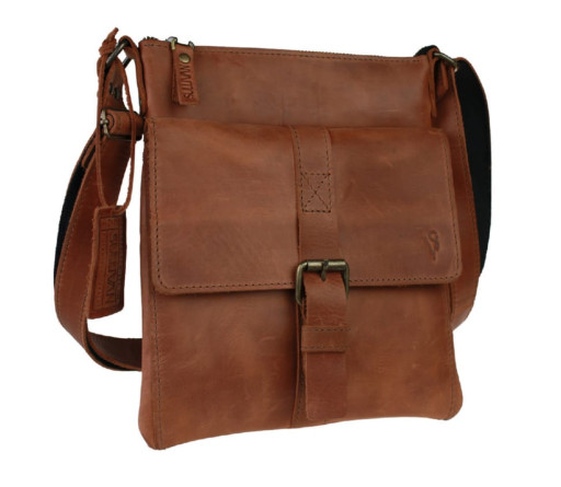 Сумка чоловіча шкіряна планшетка SULLIVAN 35477(25) світло-коричнева