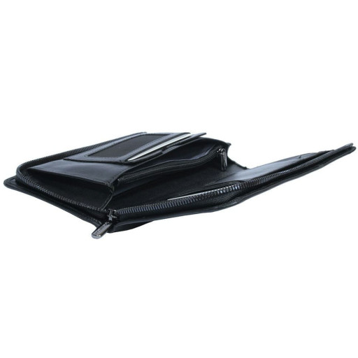 Шкіряне портмоне Newcontatto 3598 nero чорний