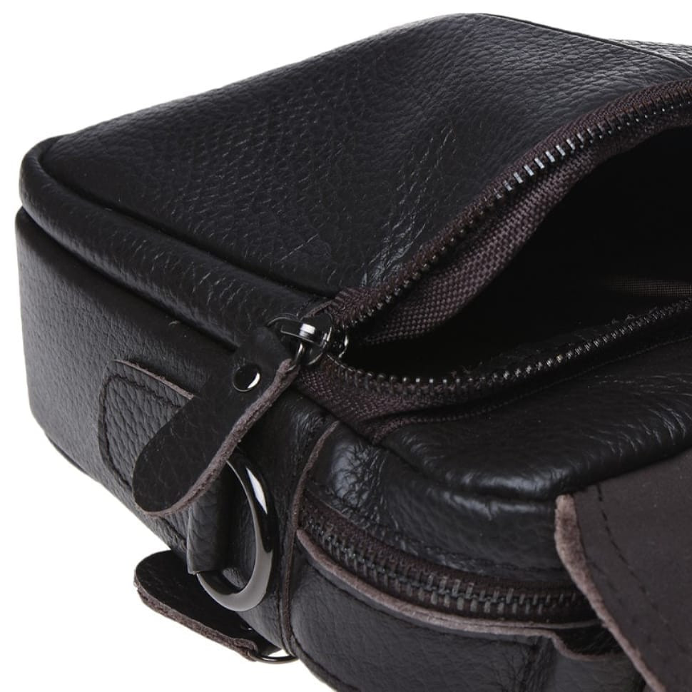 Чоловіча сумка шкіряна Keizer K1566-brown