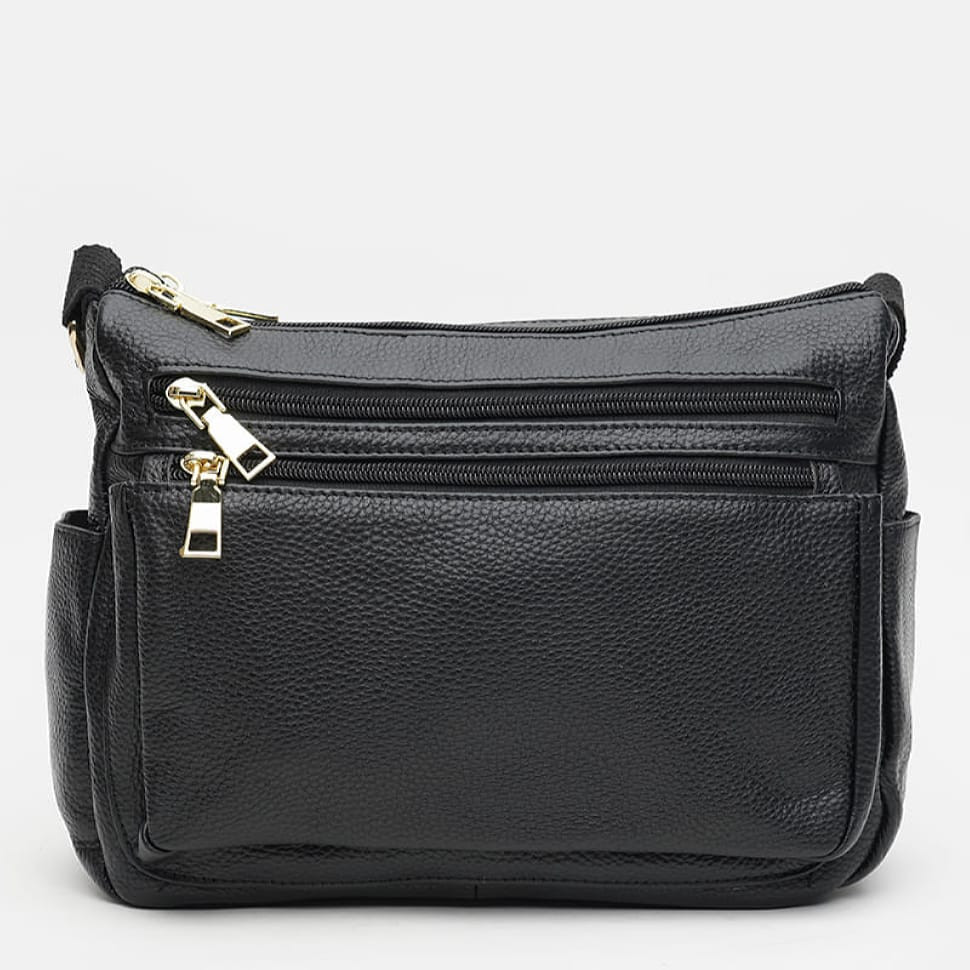 Жіноча шкіряна сумка Keizer K16008bl-black