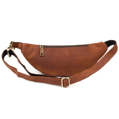 Leather banana bag horse leather TARWA RB-2406-3md
