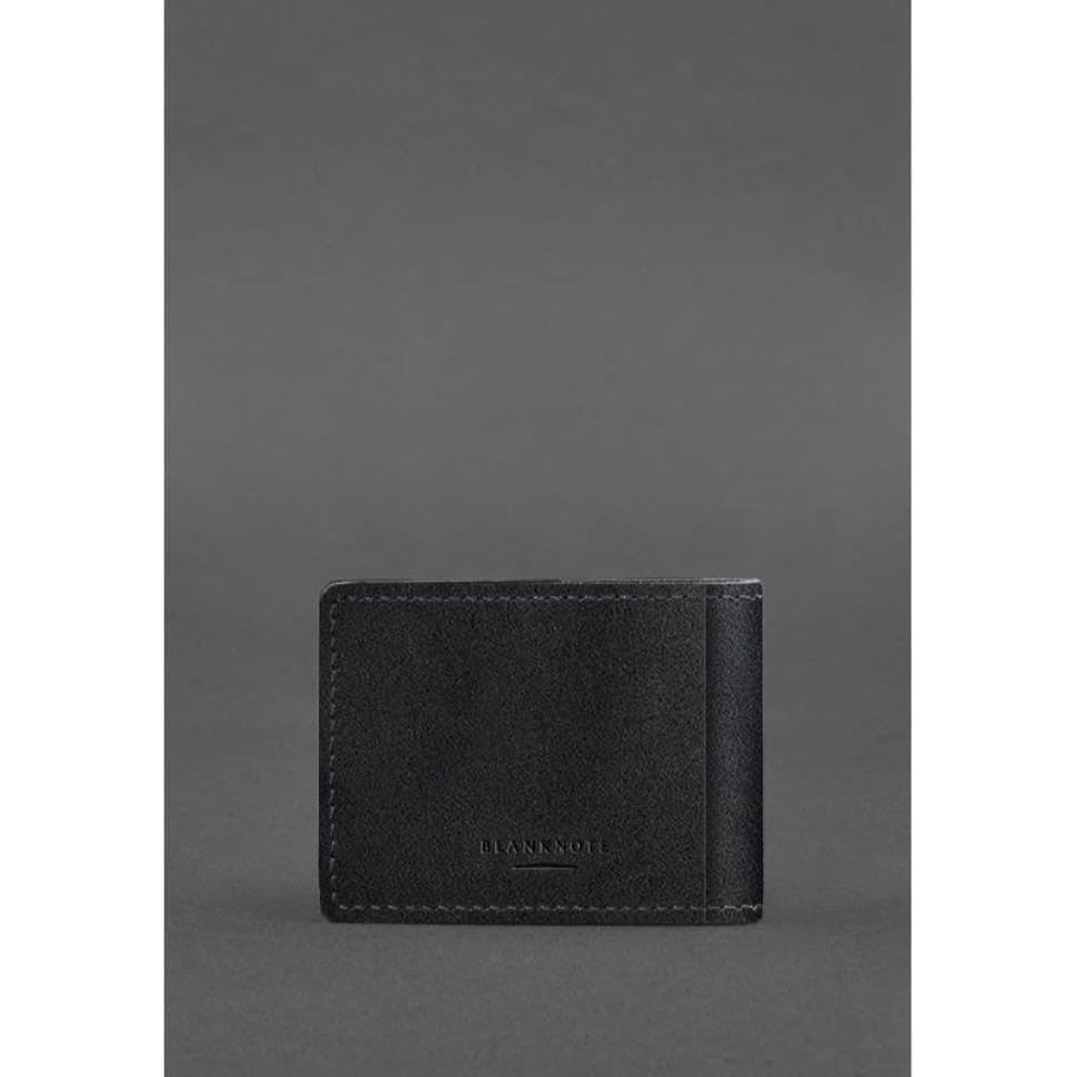 Универсальная кожаная обложка для удостоверения Черная