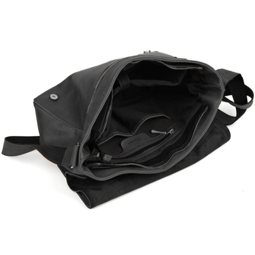 Сумка чоловіча через плече зі шкіри крейзі хорс TARWA RA-1047-3md