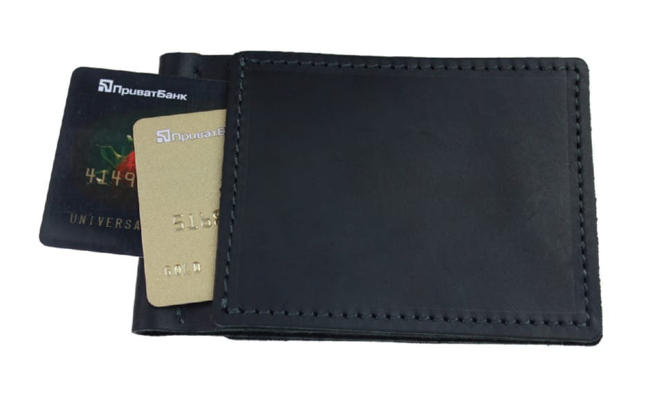 Кошелек мужской кожаный зажим для купюр SULLIVAN 10010(4) черный