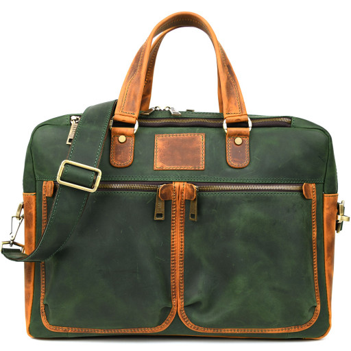 Мужская кожаная деловая сумка REY-4664-4lx TARWA комбинация цветов