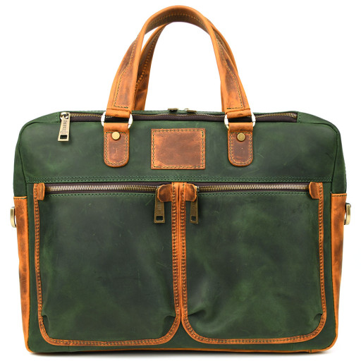 Мужская кожаная деловая сумка REY-4664-4lx TARWA комбинация цветов