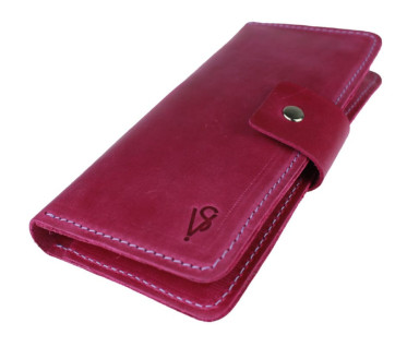 Кошелек женский кожаный SULLIVAN  80255(9) фуксия