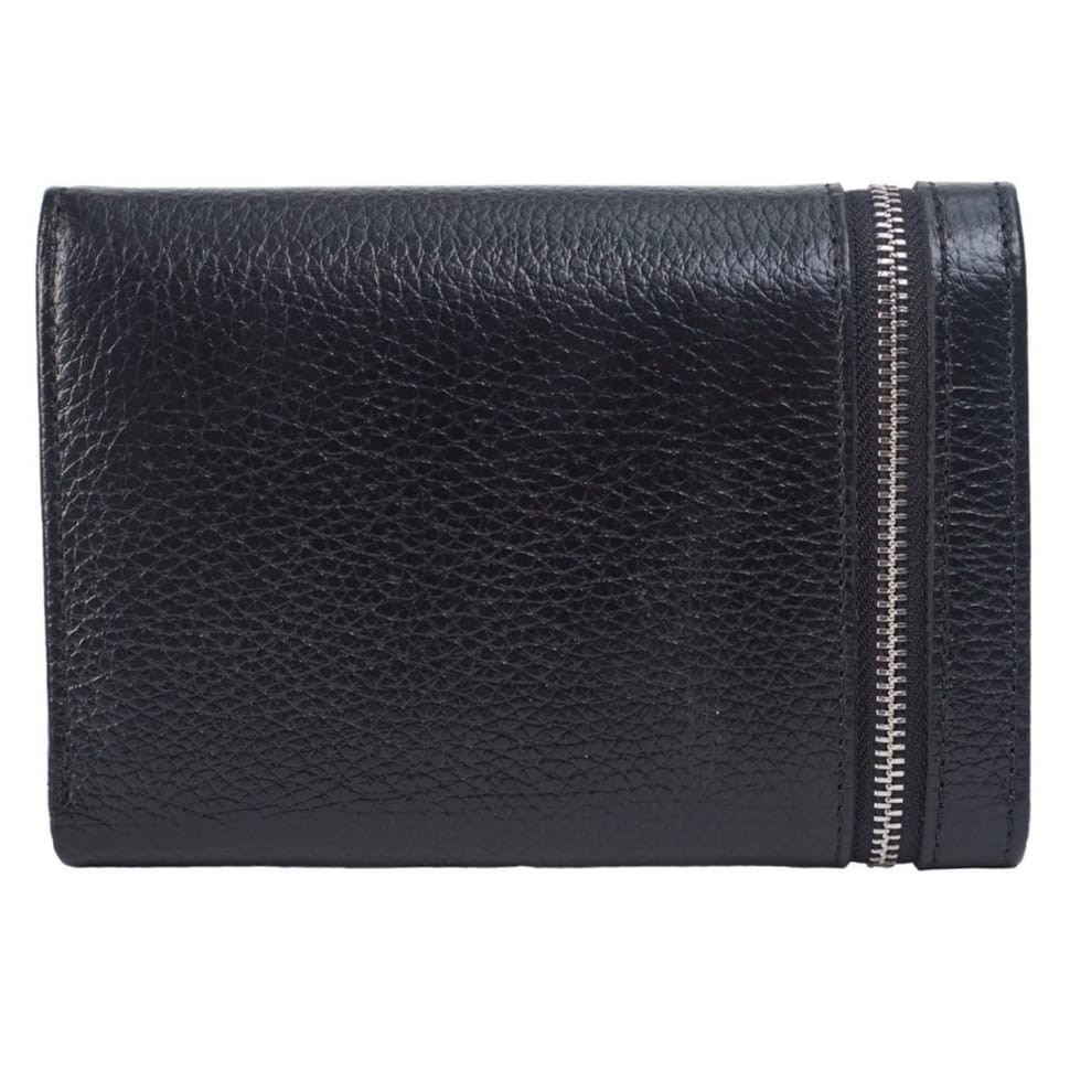 Гаманець жіночий Desisan 154-011 чорний флотар