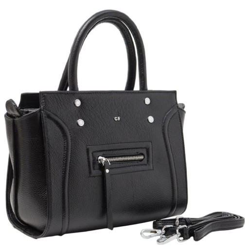 Сумка жіноча шкіряна GIORGIO FERRETTI GF2018111-1 чорна