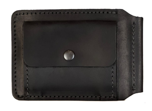 Гаманець чоловічий шкіряний затискач для купюр SULLIVAN 10014(6.5) чорний