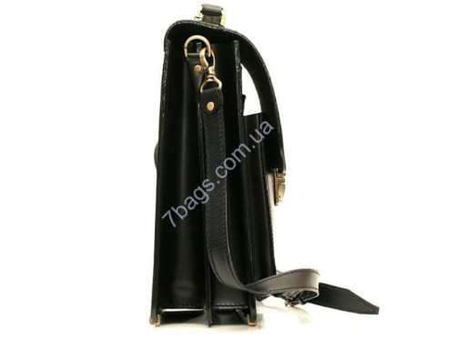 Business-style men's briefcase made of high-quality leather