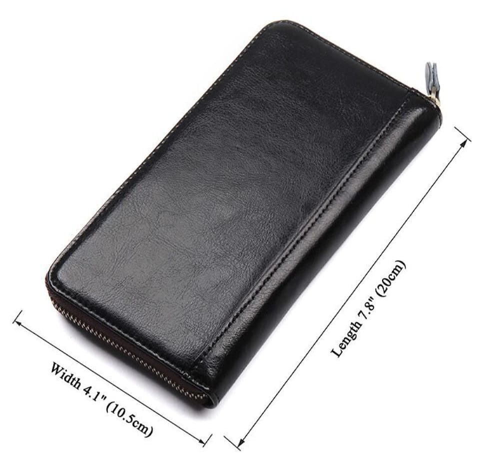 Візитниця велика Vintage 14605 Чорна