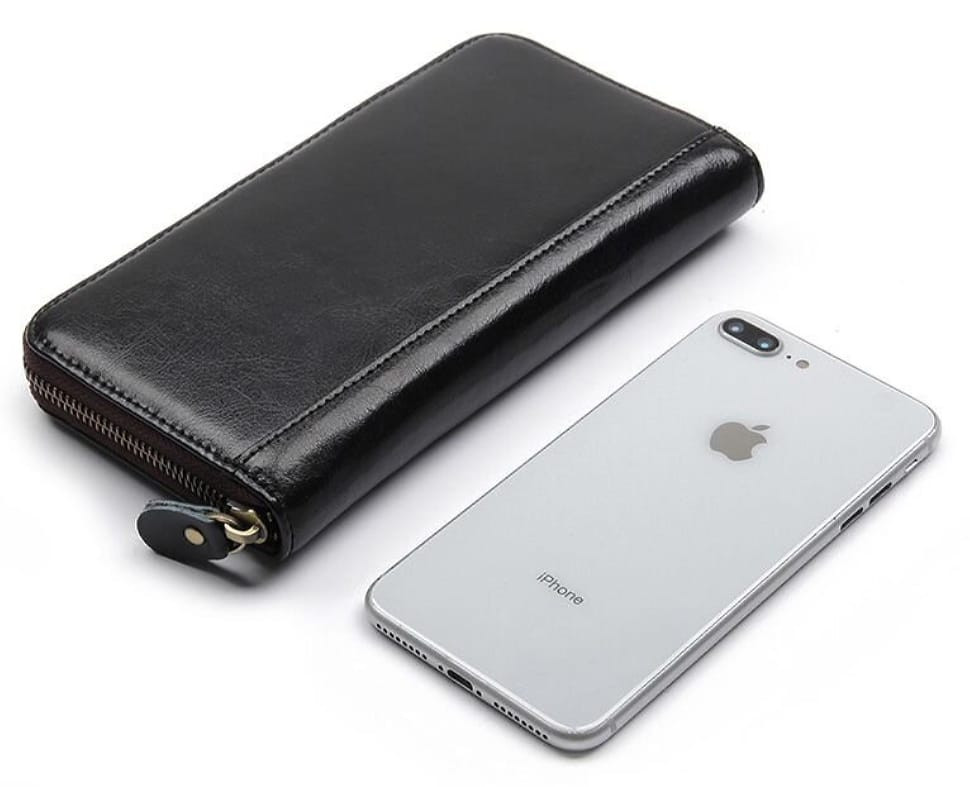 Візитниця велика Vintage 14605 Чорна