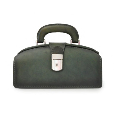 Pratesi BVS120/N - Handbag Lady Brunelleschi Bruce in cow leather Bruce Dark Green