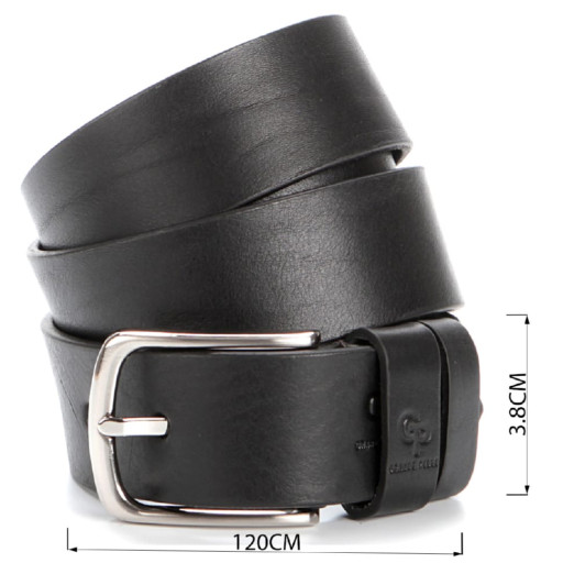 Стильний чоловічий ремінь Vintage 20746 Коричневий