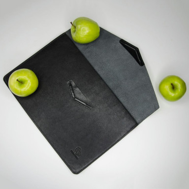 Leather case for MacBook 12', black