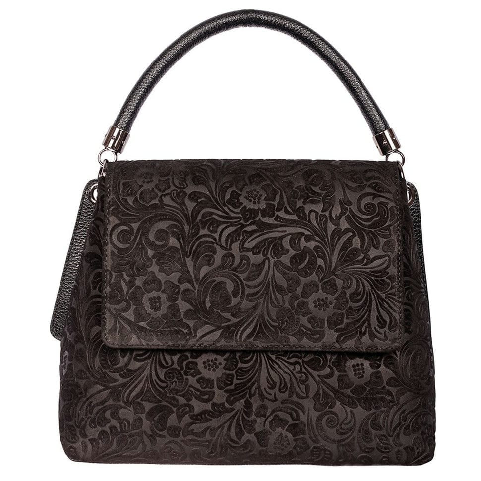 Сумка жіноча шкіряна Desisan 1518-211 чорний замш