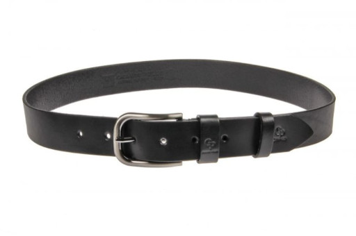 Чоловічий шкіряний ремінь для штанів та джинс Grande Pelle Casual 430011200