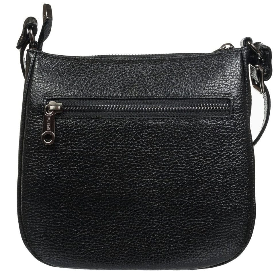 Сумка жіноча шкіряна Desisan 2030-011 чорний флотар