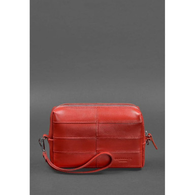 Leather cosmetic bag 3.1 Red crust