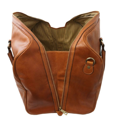 Francoforte Exclusive Leather Weekender Travel Bag Tuscany TL142338