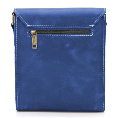 Leather shoulder tablet bag RU-3027-4lx brand TARWA ultramarine