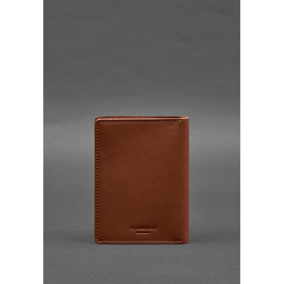 Leather document organizer cover 6.1 light brown crust