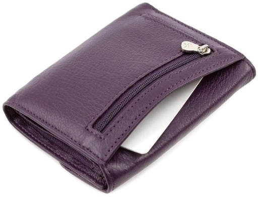 Жіночий гаманець з натуральної шкіри Marco Coverna MC-2047A-25 Фіолетовий