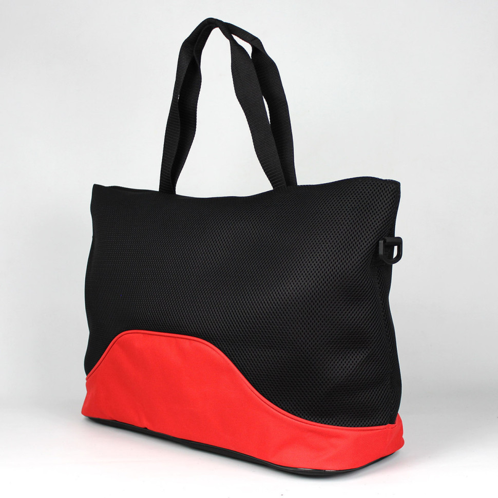 Stylish and modern women's sports bag for fitness LATTICE red color by MAD | born to win™
