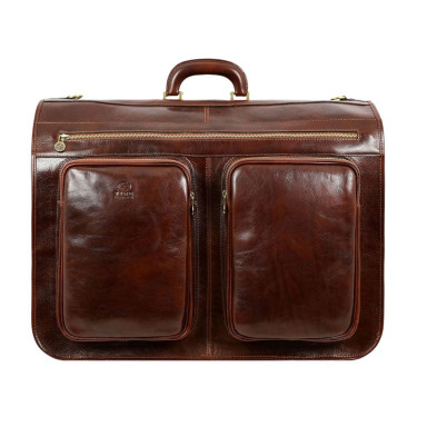 Leather briefcase, garment, suit bag - The Big Sleep - Time Resistance 5221801
