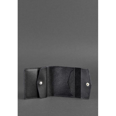 Кожаный кошелек 2.1 черный Blackwood