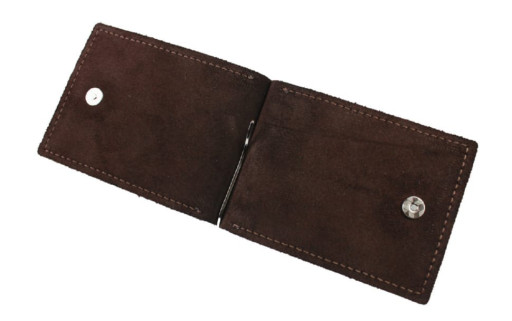 Гаманець чоловічий шкіряний затискач для купюр SULLIVAN 100-11(4) коричневий